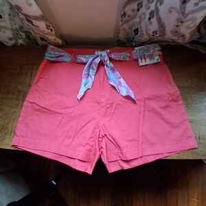 Stella Parker NWT High Waist Shorts with Decorative Belt